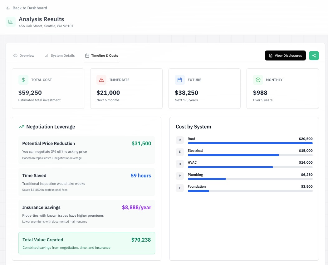 Truehouse AI: analyze home disclosures screenshot 5