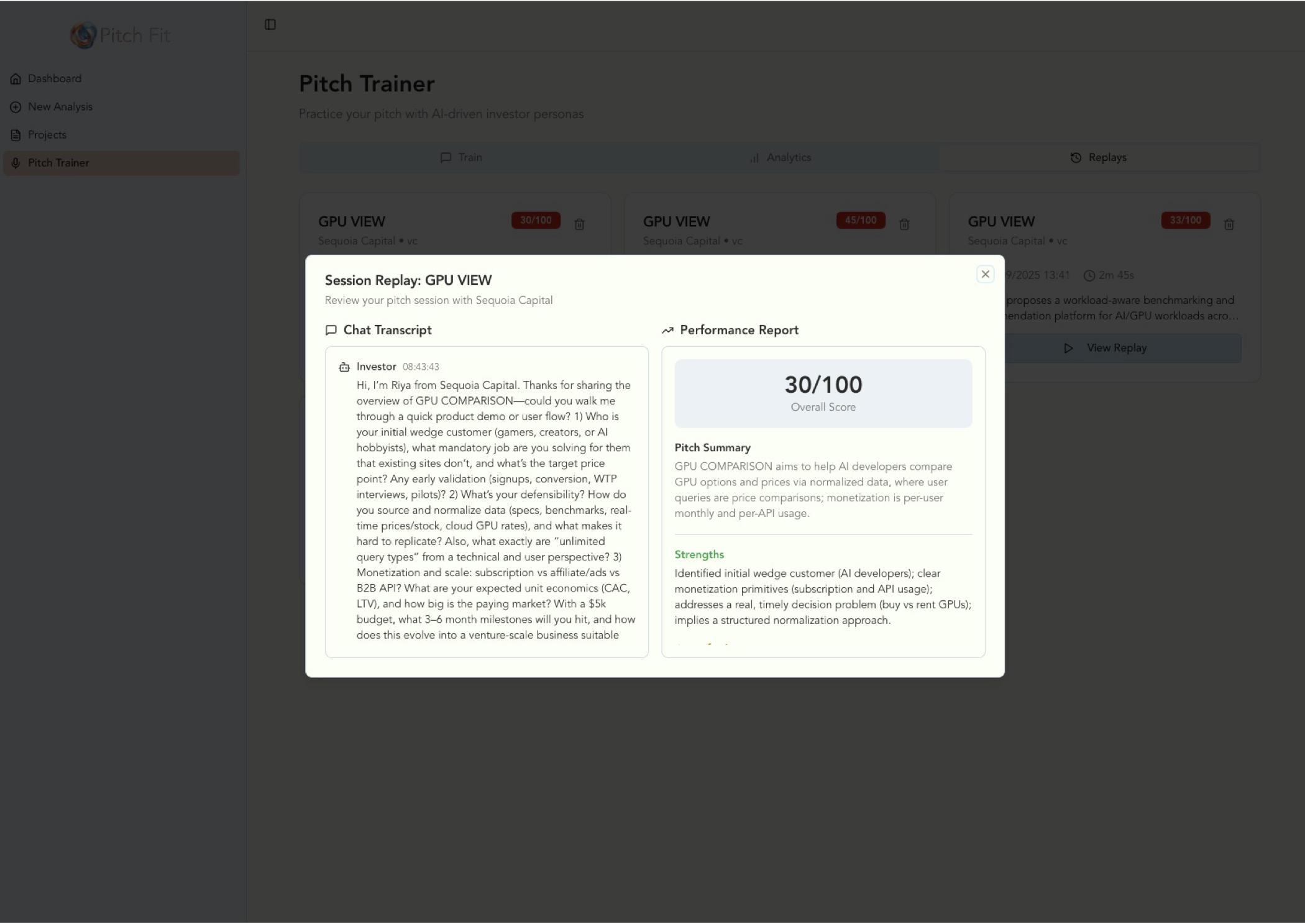 PitchFit screenshot 8