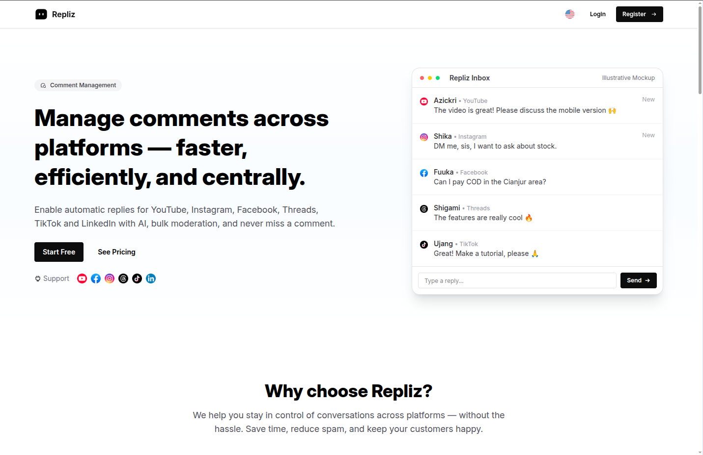 Repliz screenshot 3