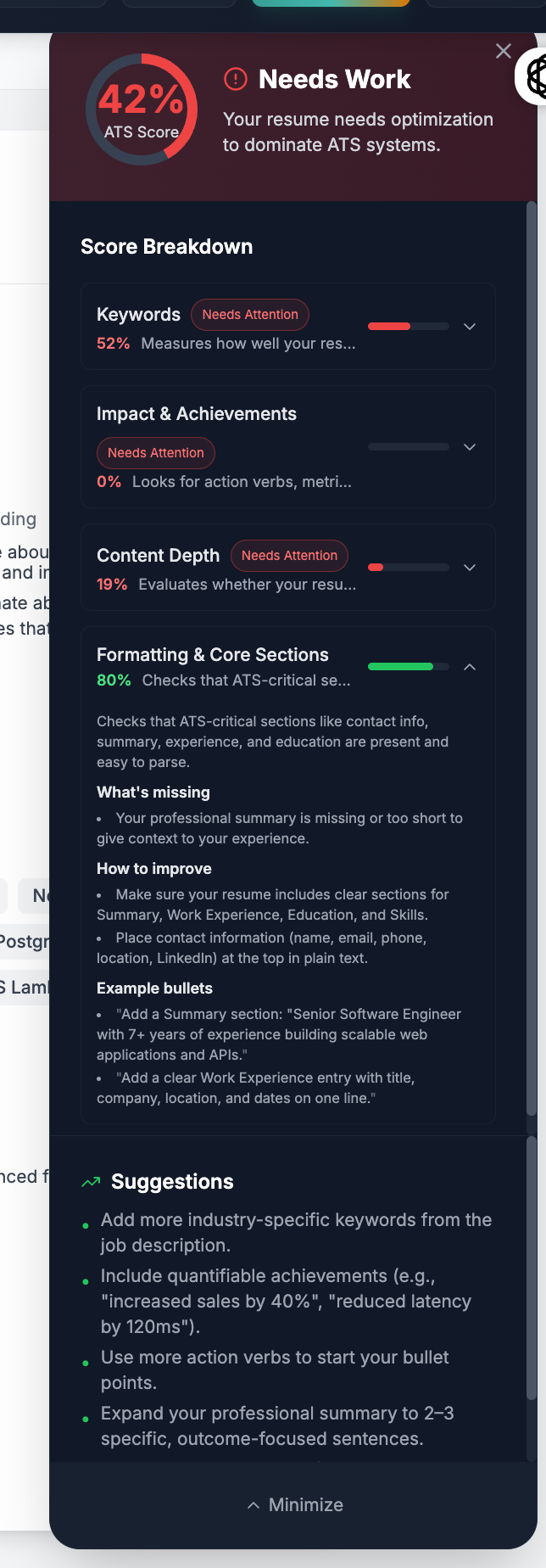 Smart ATS Resume screenshot 4