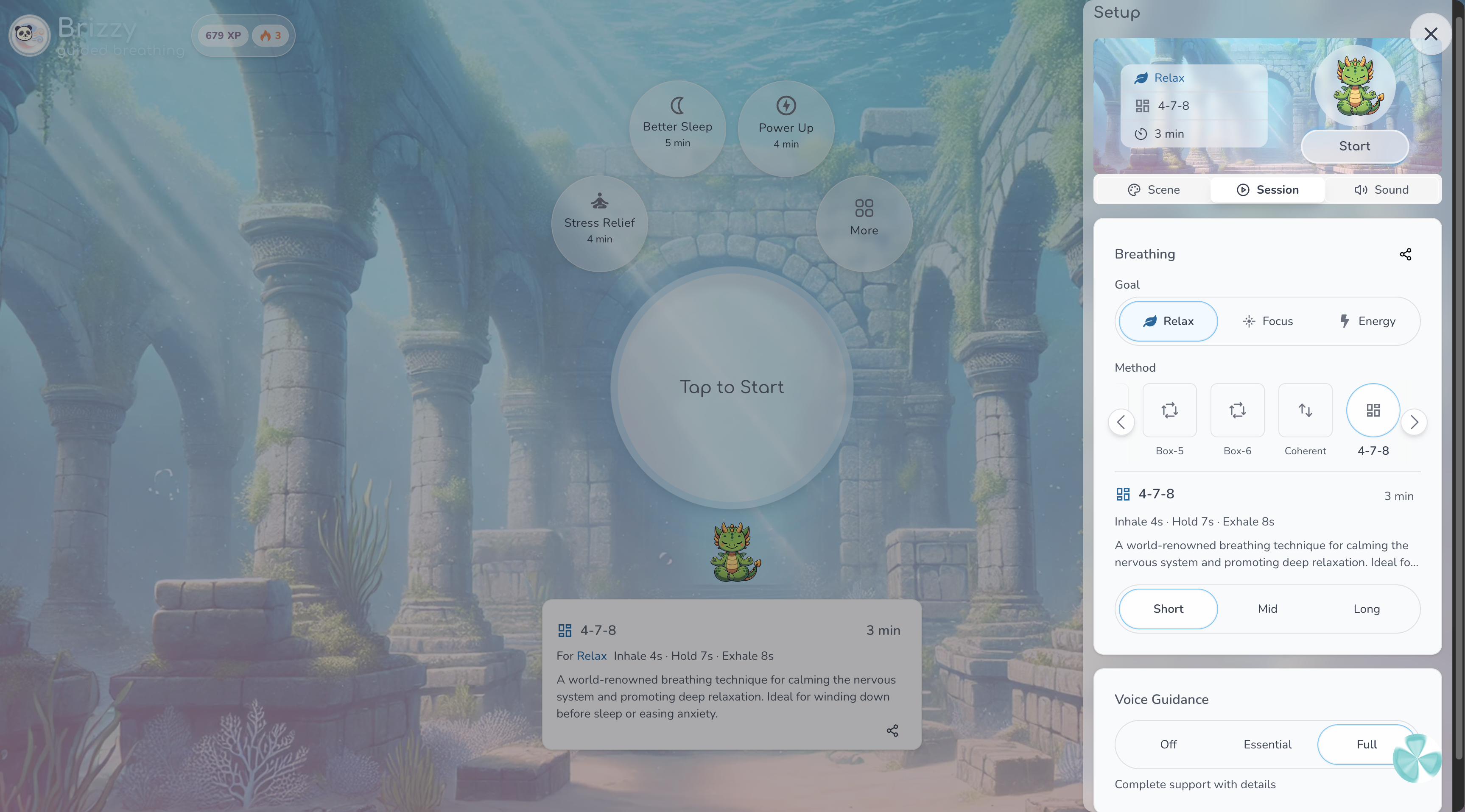 Brizzy - Breathing Web App with AI Coach screenshot 11
