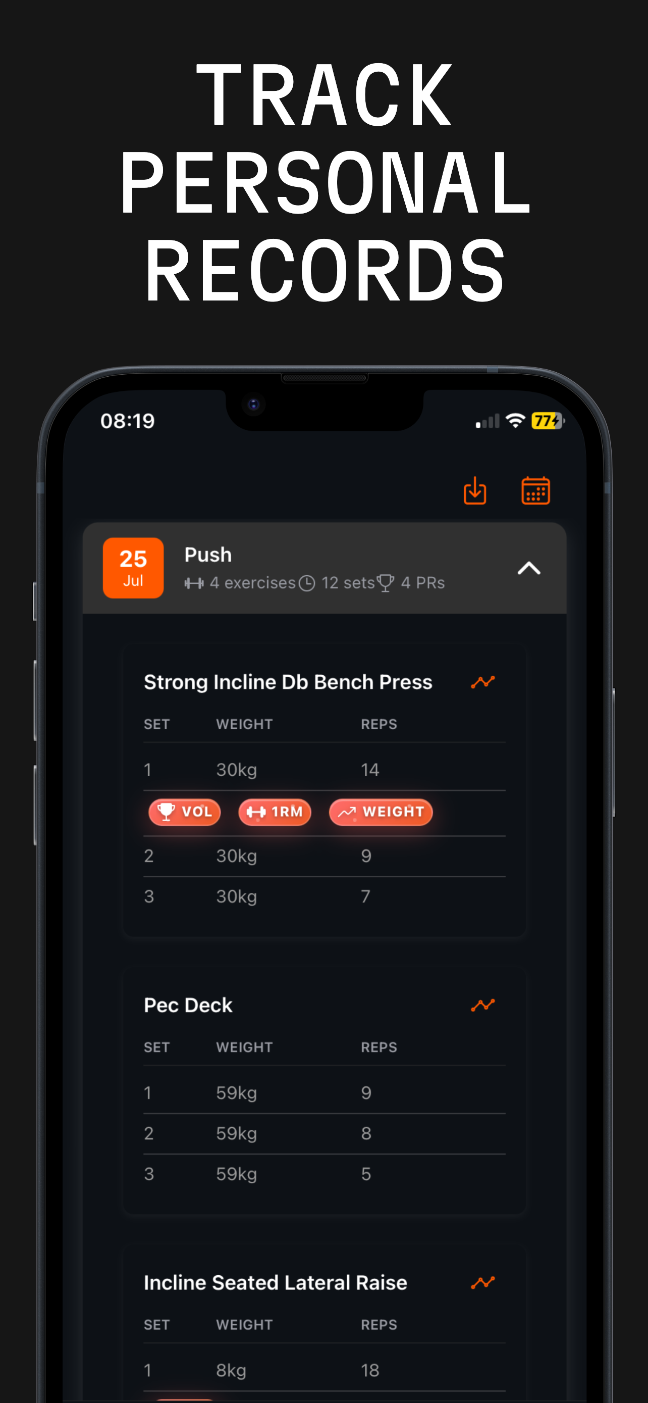 Gym Note Plus screenshot 6