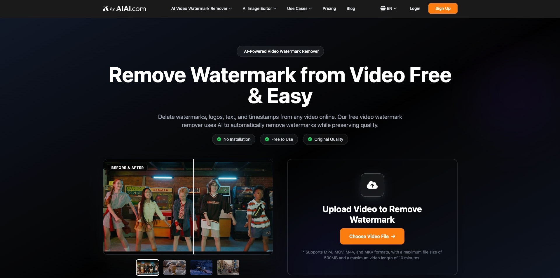 Free Video Watermark Remover screenshot 1