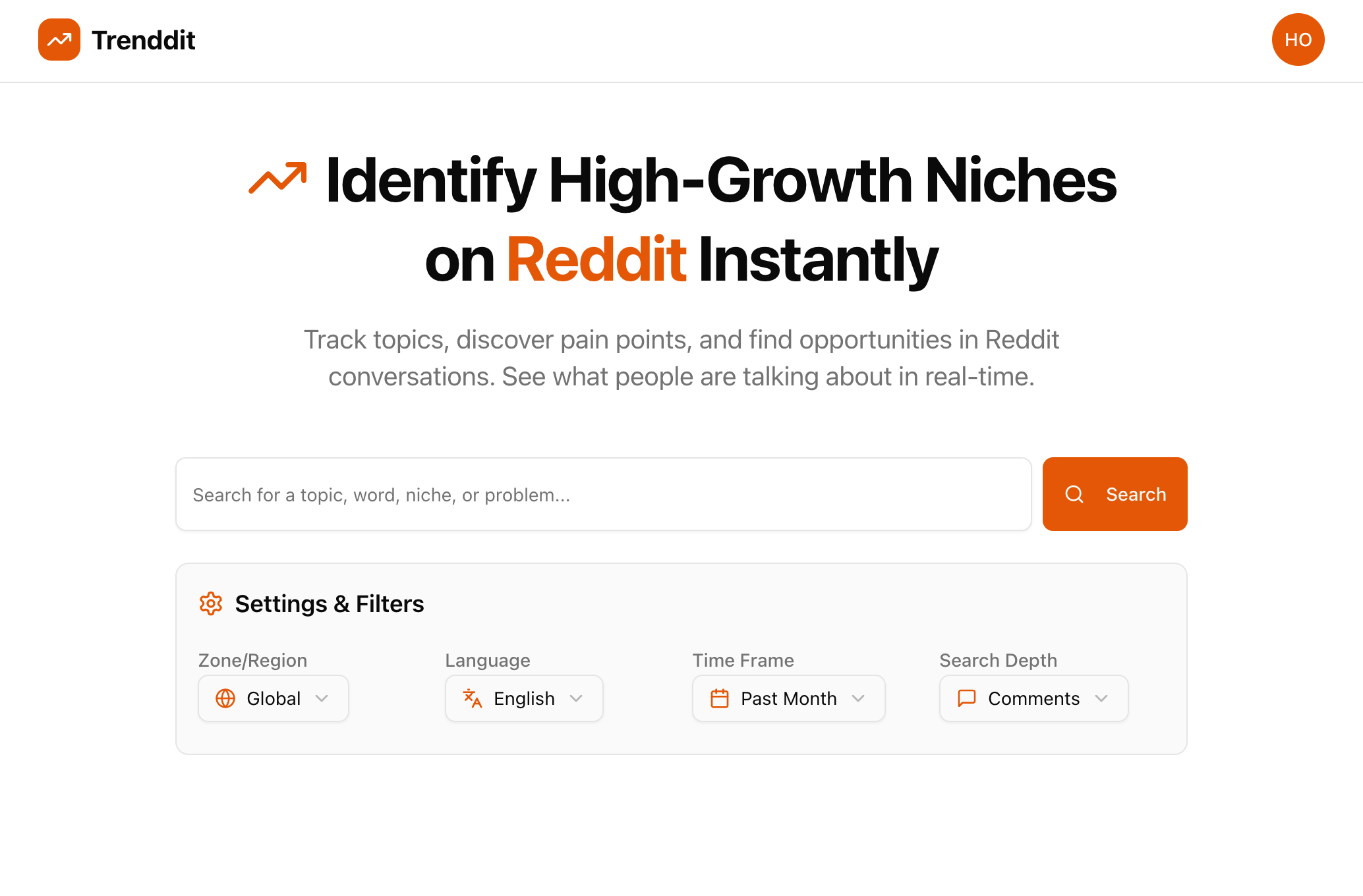 Trendditapp screenshot 1