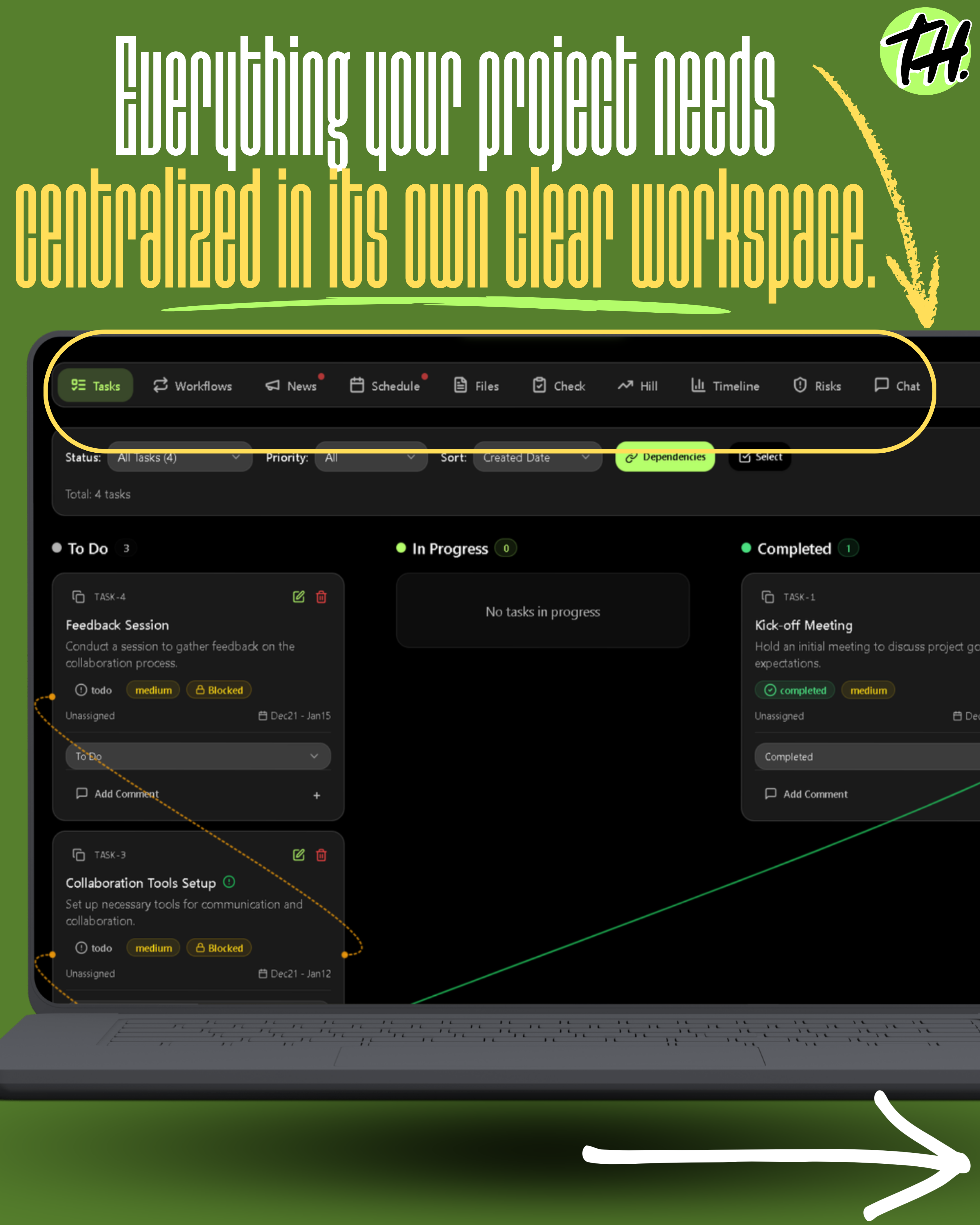 TaskHuddle.io screenshot 4
