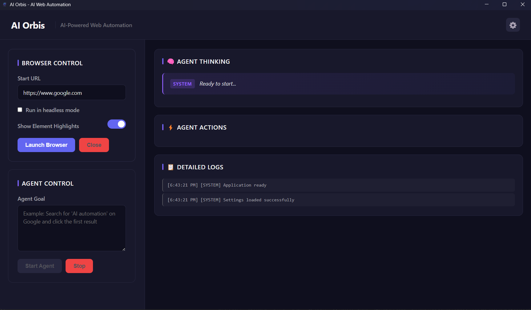 AI ORBIS - AUTONOMUS WEB AGENT screenshot 2