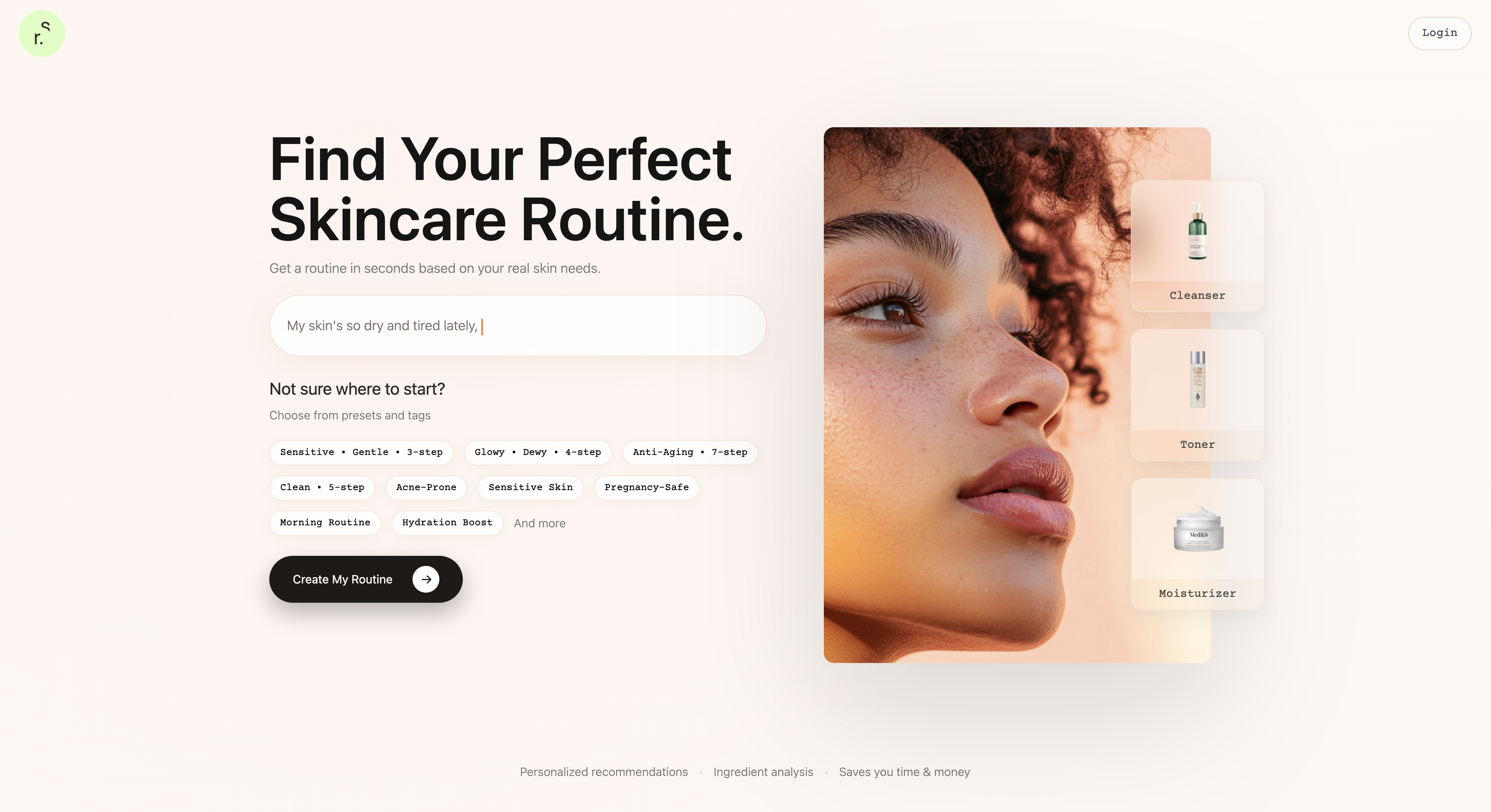 mySkinRoutine screenshot 1