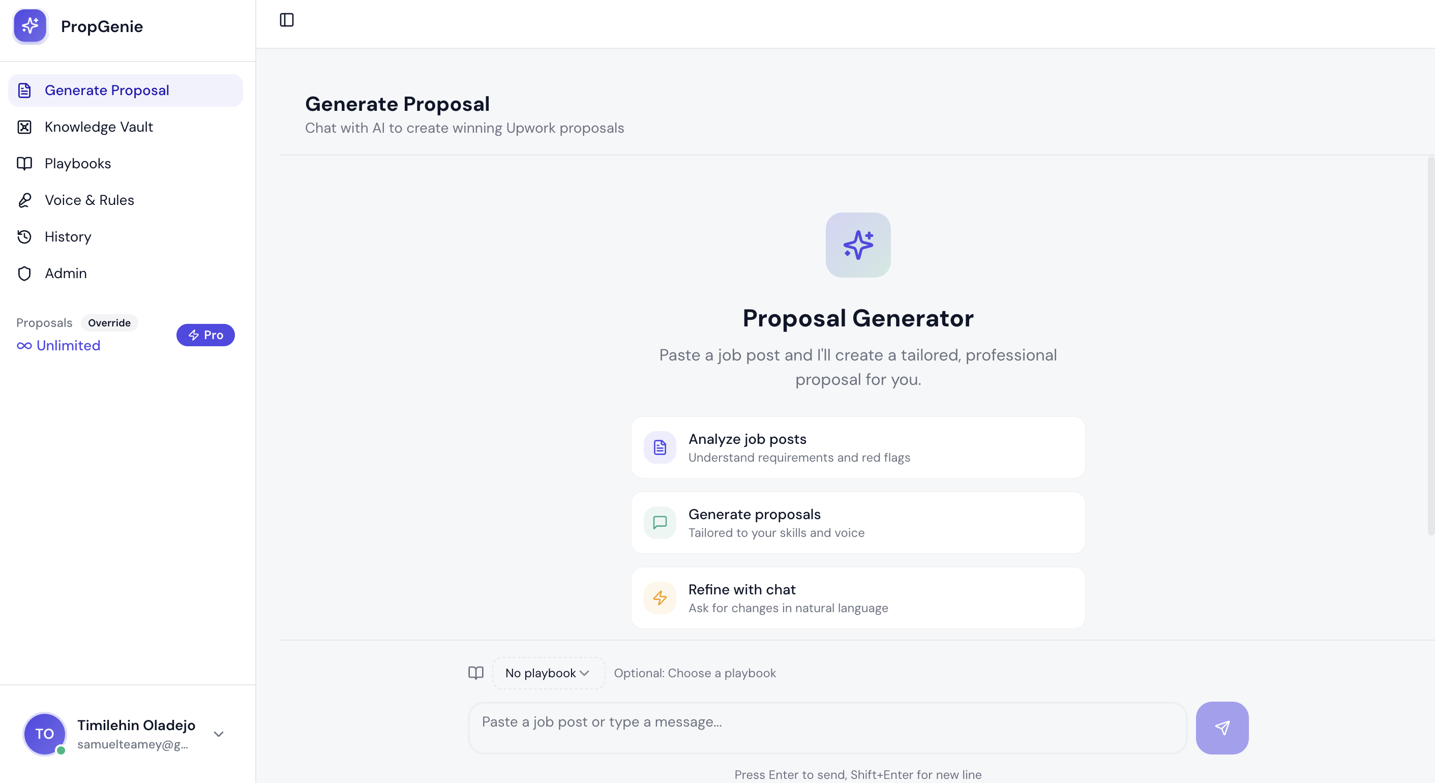 Proposal Copilot screenshot 4