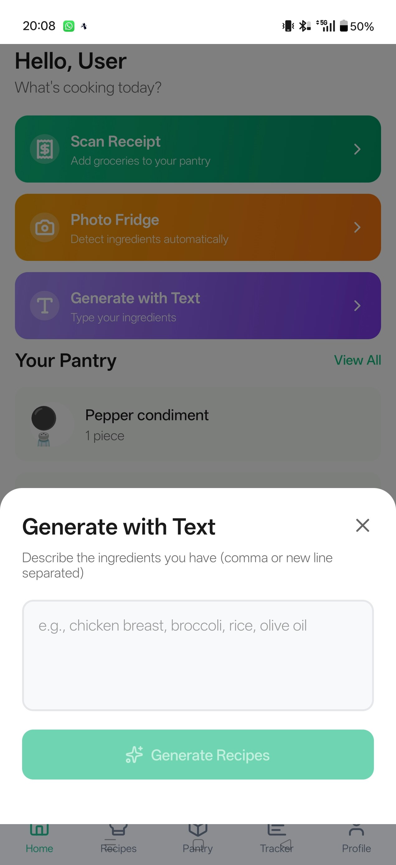 Scan2Meal — Your scans to smart recipes screenshot 6