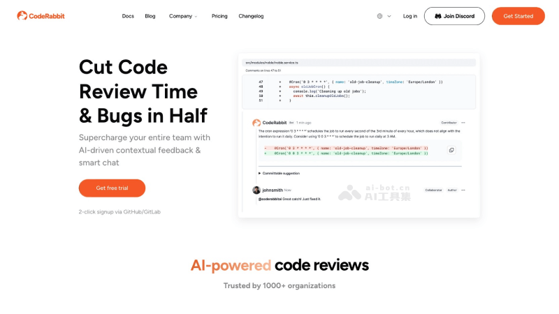 CodeRabbit screenshot 1