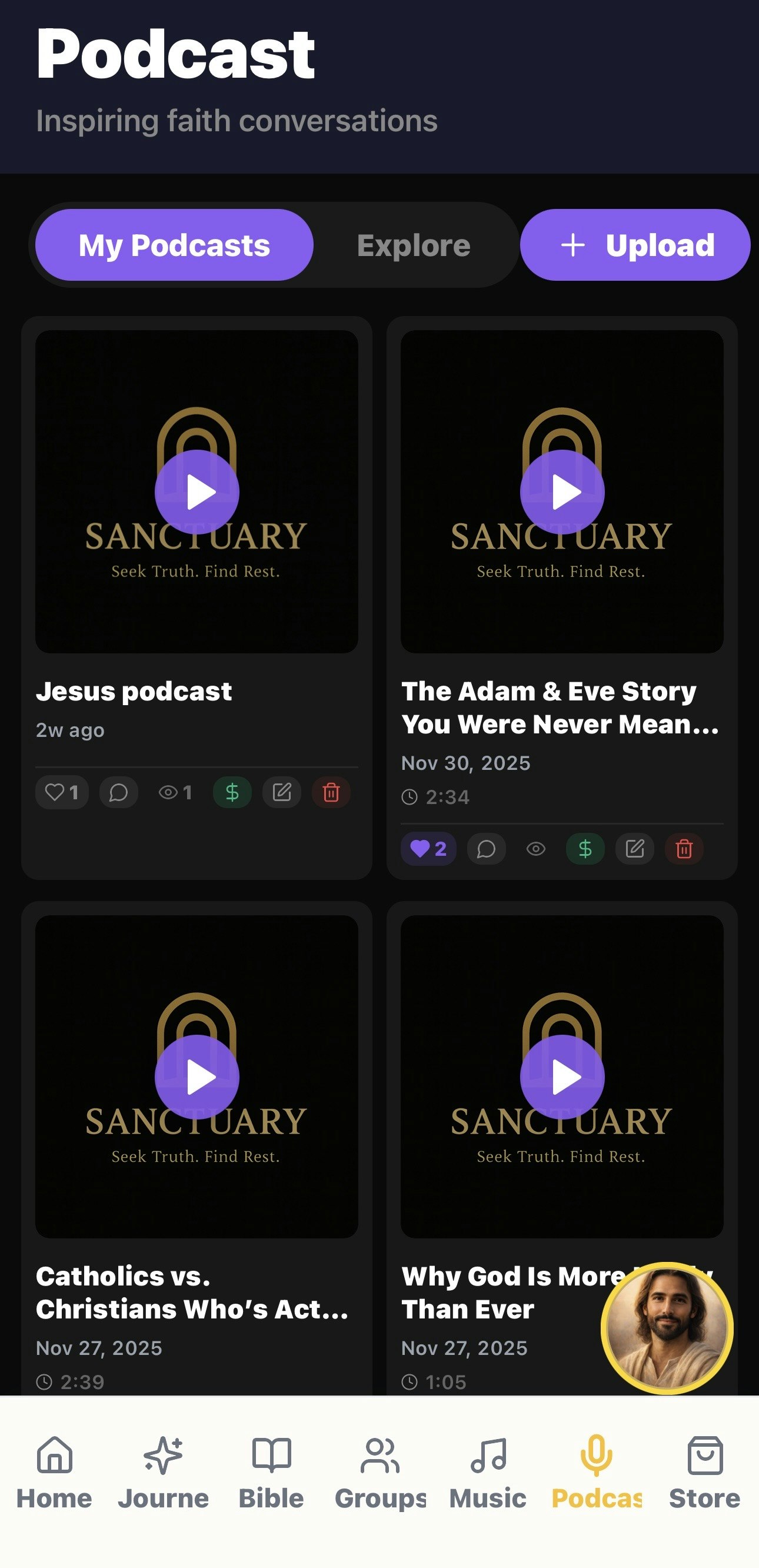Sanctuary Faith screenshot 1