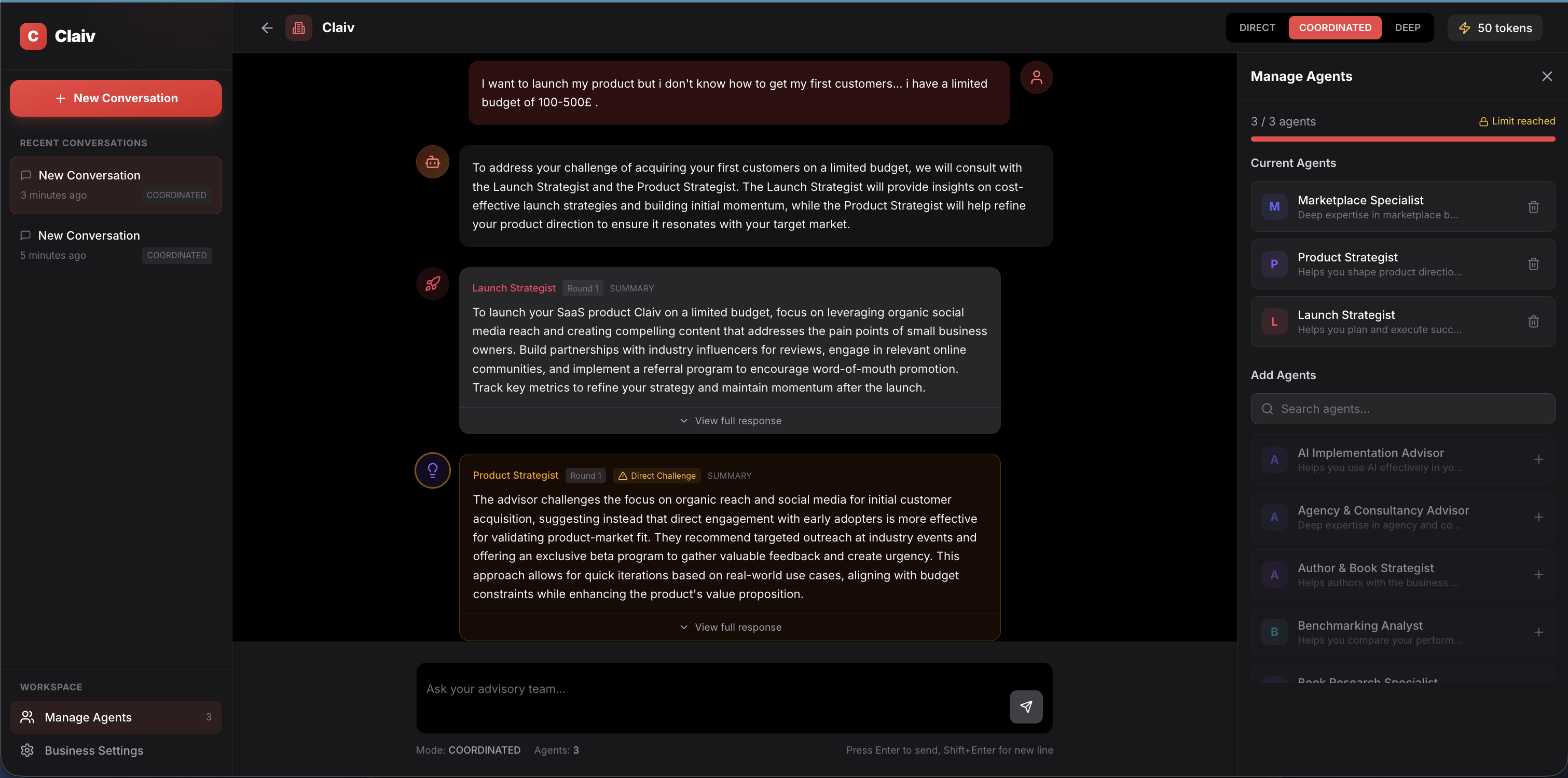 Claiv screenshot 2