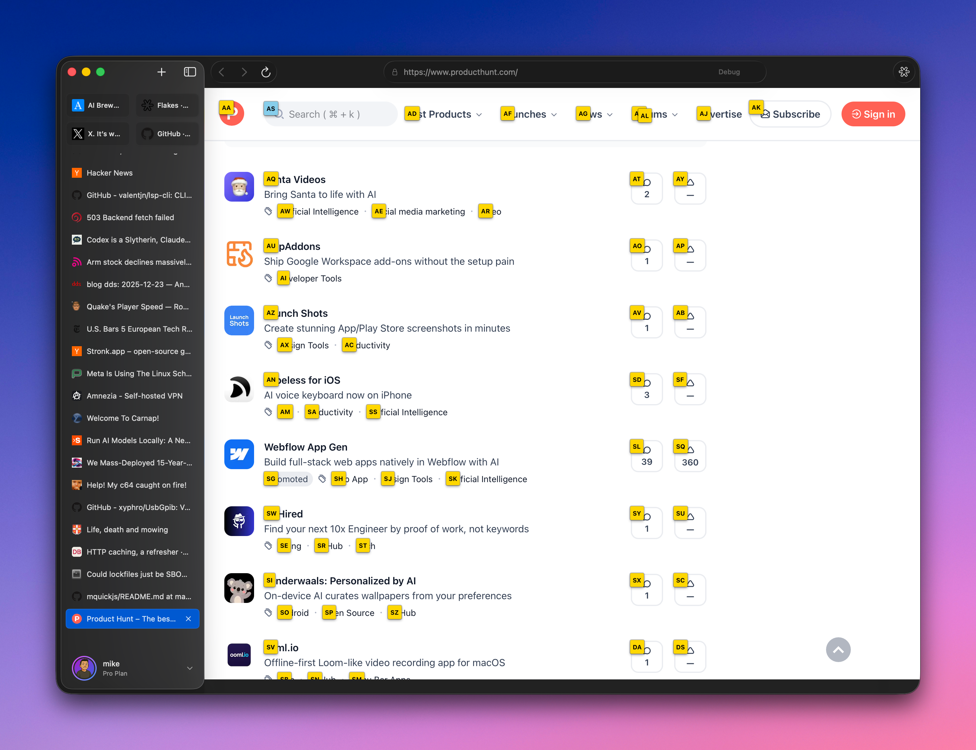 Flakes · Your next browser screenshot 4