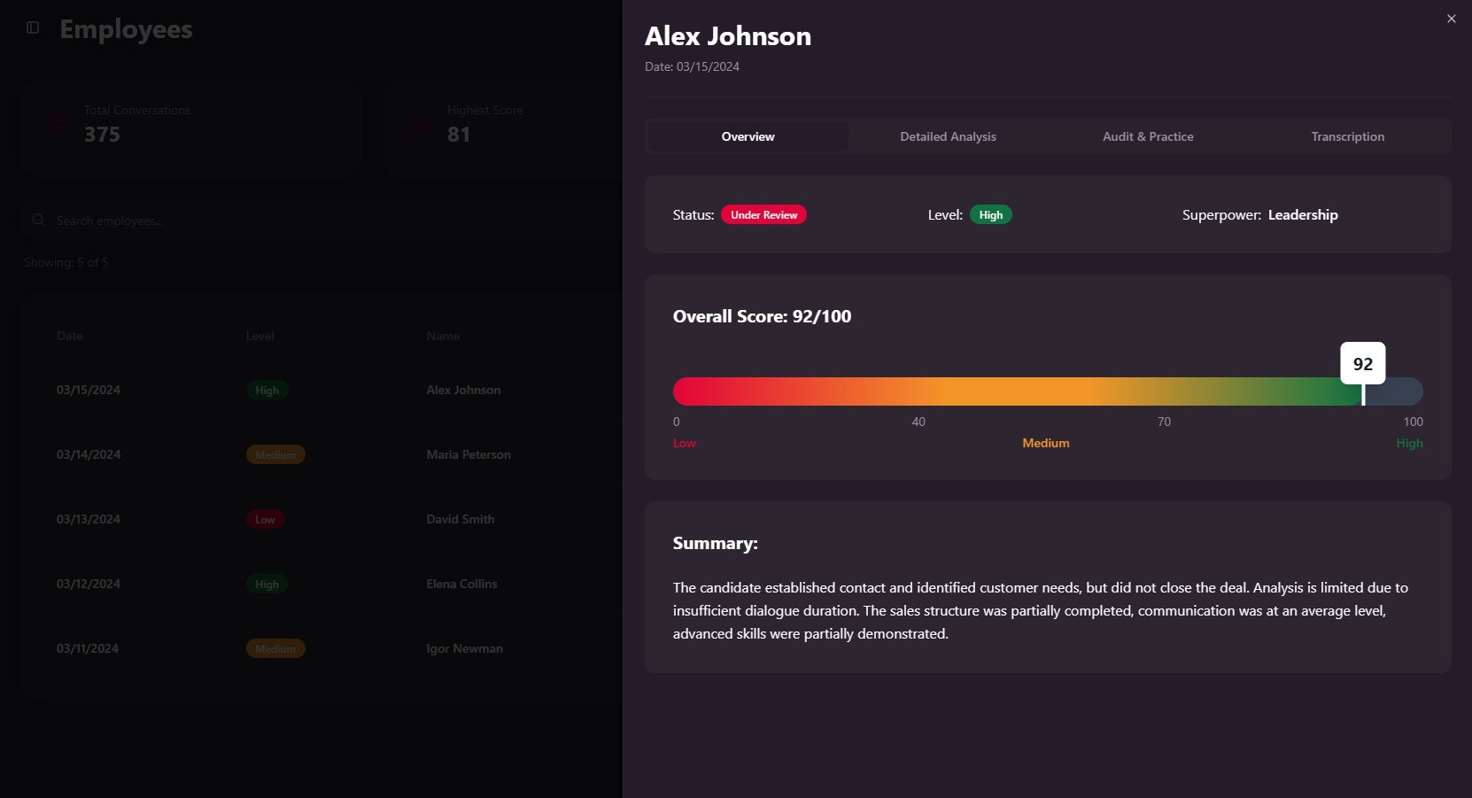 DARYN LAB AI for rehearsals screenshot 3