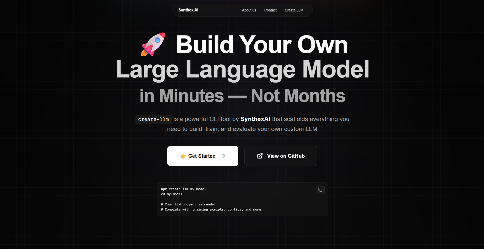 create-llm screenshot 1
