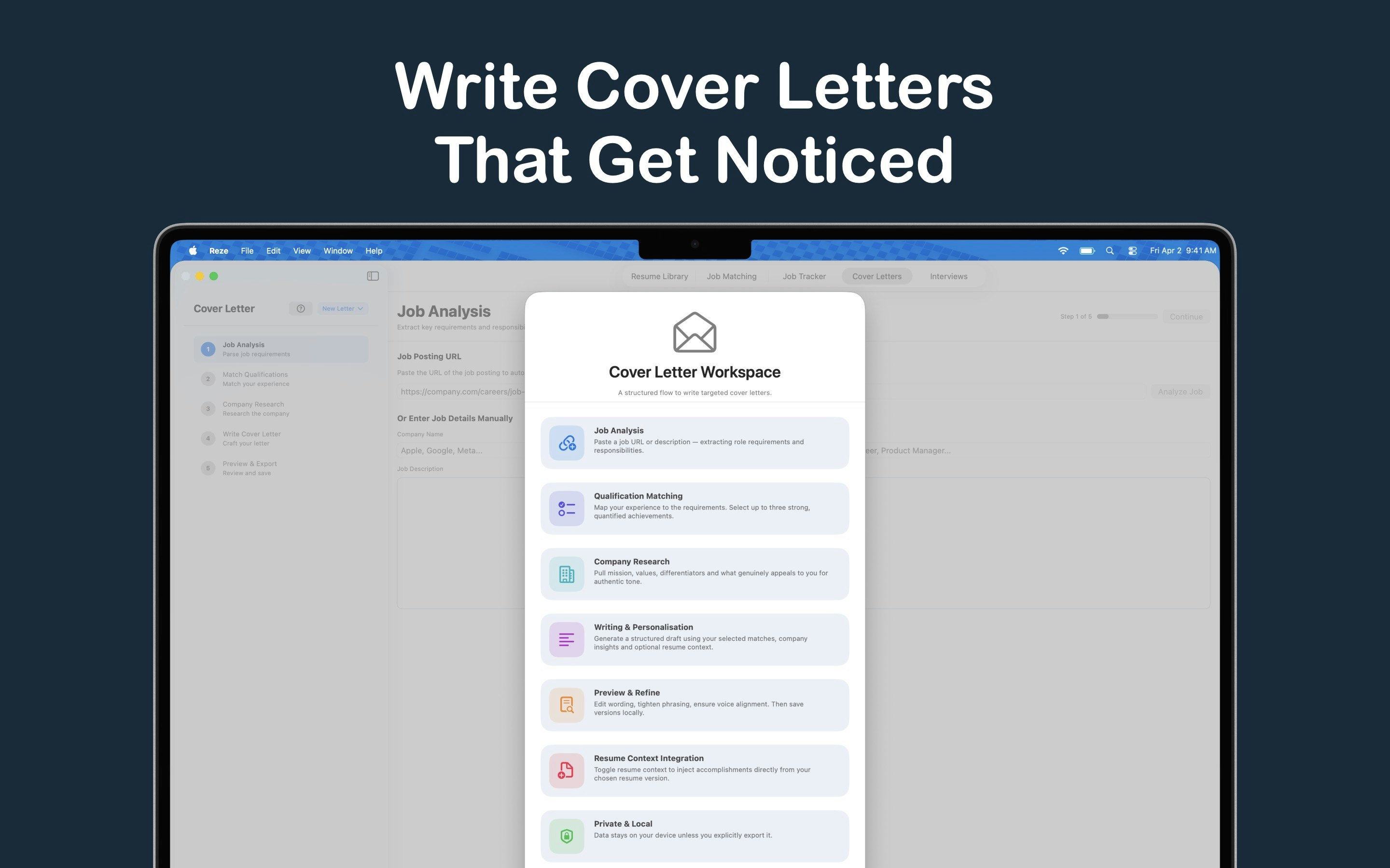 Reze: Job Search Assistant screenshot 5