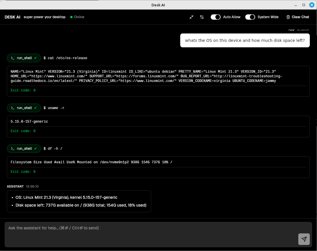 DESK AI screenshot 3