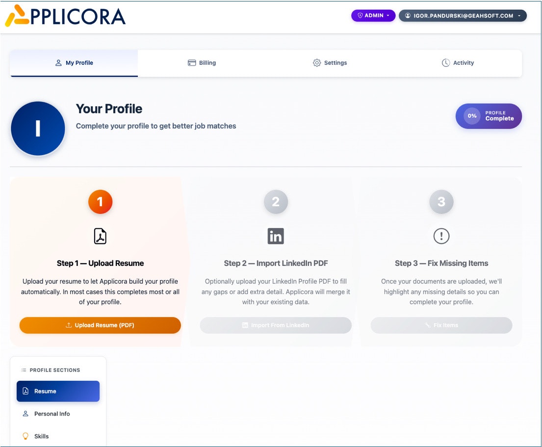 Applicora — Talent Intelligence Platform screenshot 2