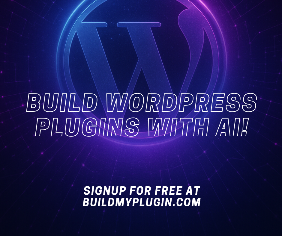 BuildMyPlugin screenshot 1