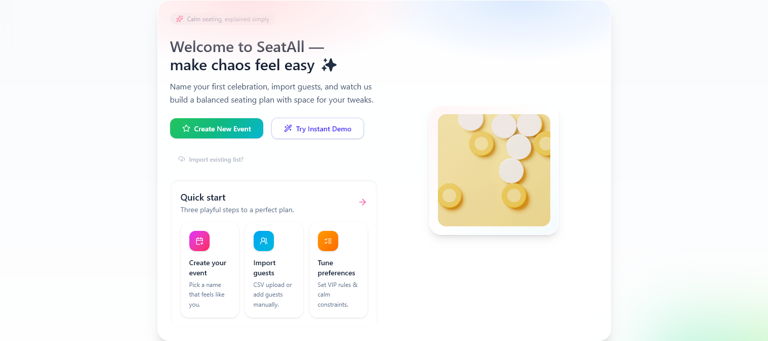 SeatAll screenshot 1