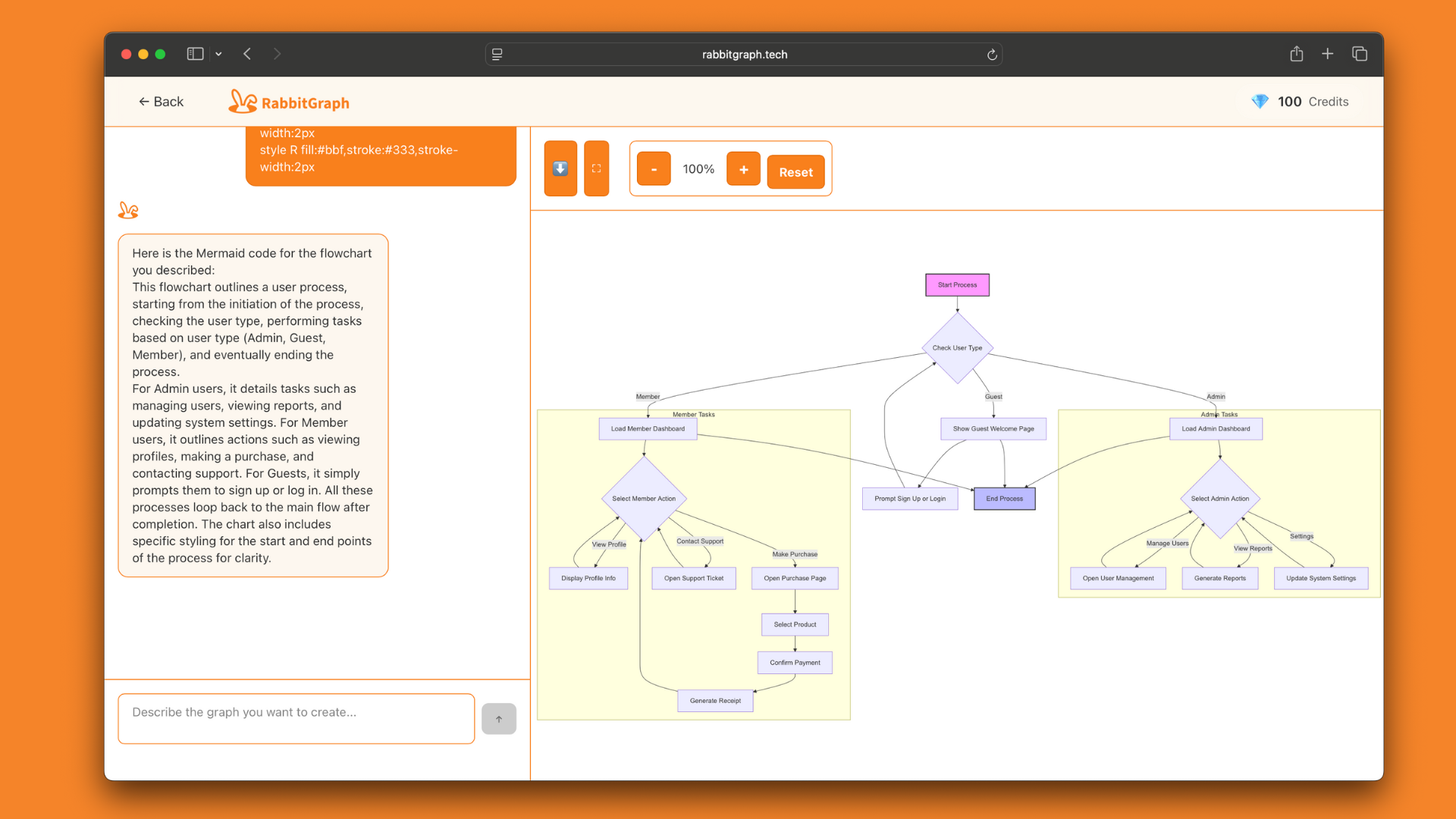 RabbitGraph screenshot 2