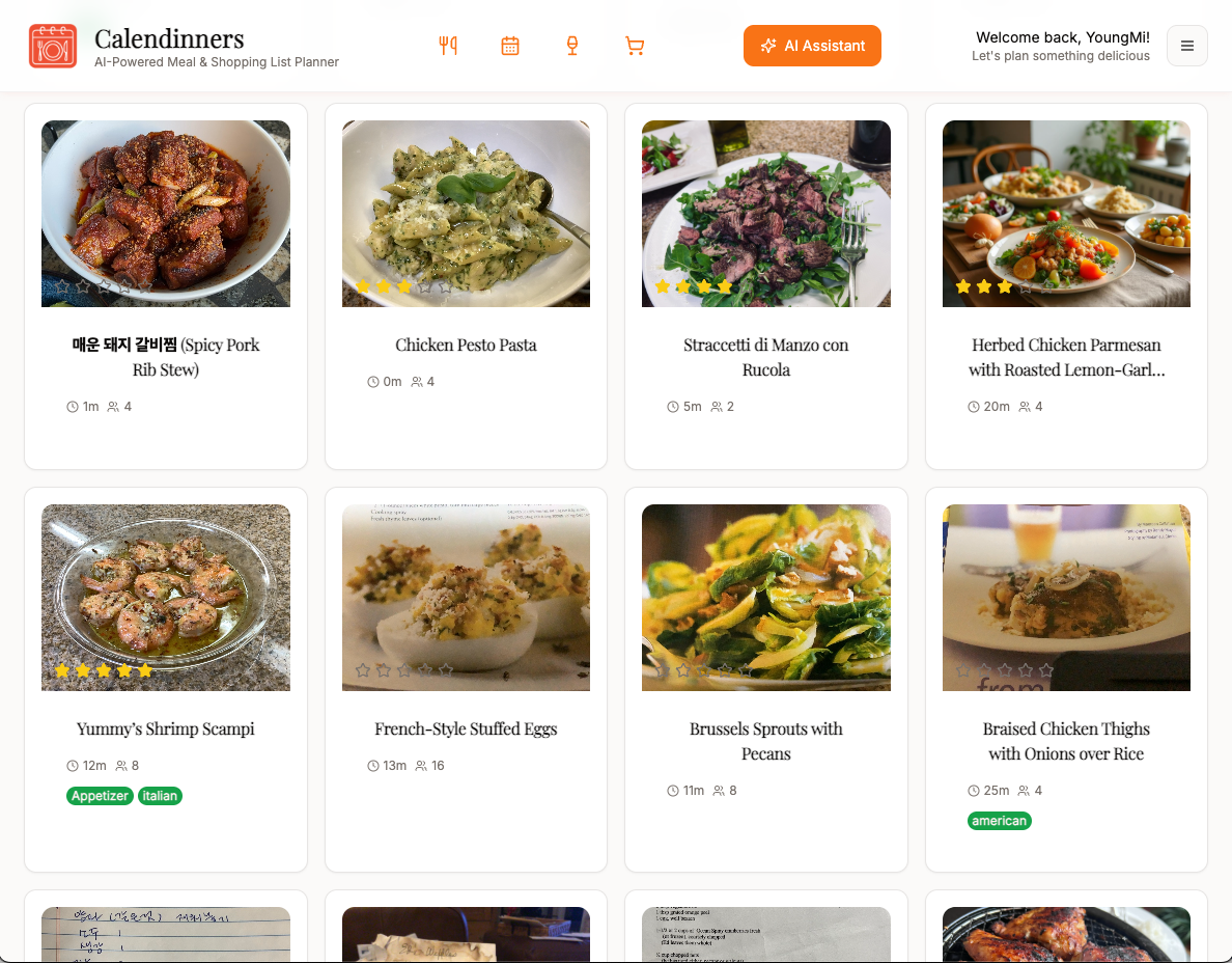 Calendinners: AI meal planning screenshot 3