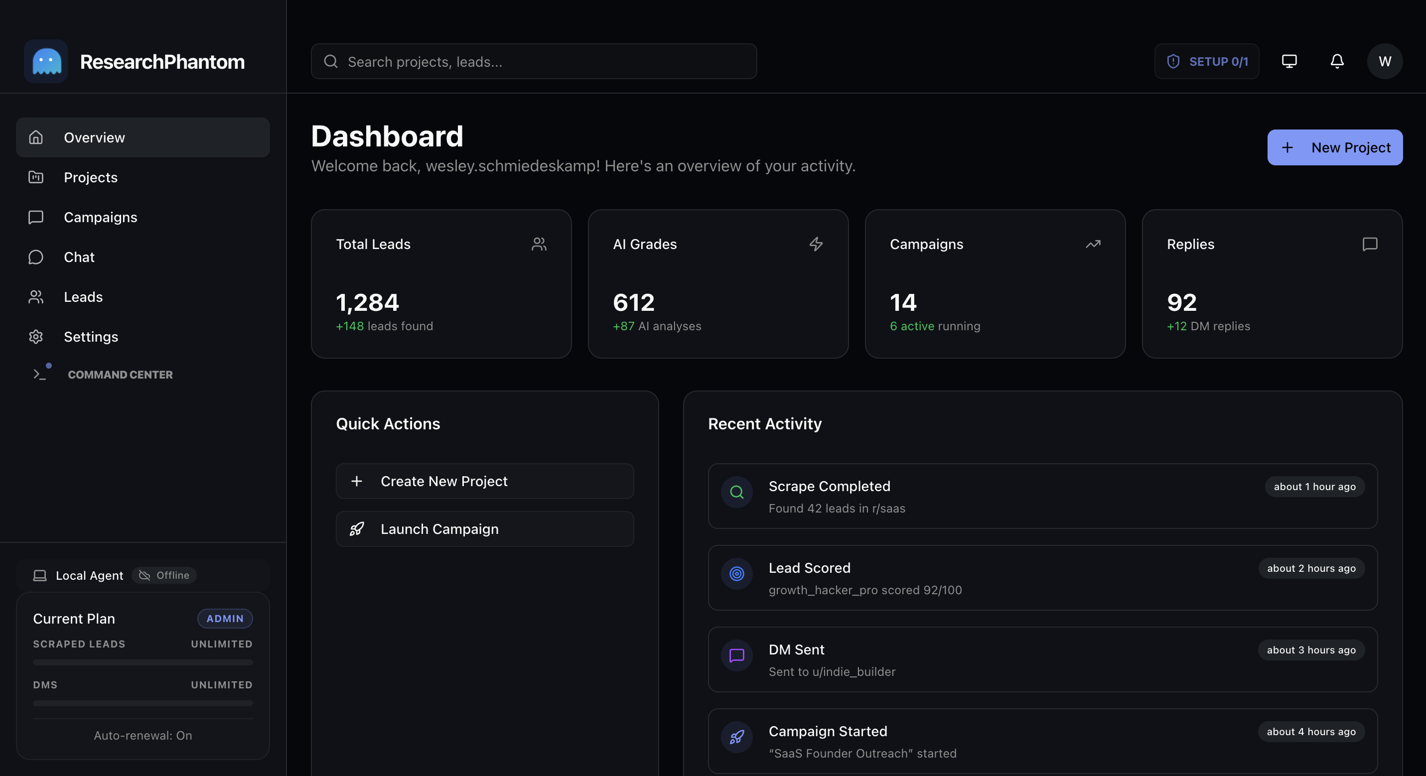 ResearchPhantom screenshot 1