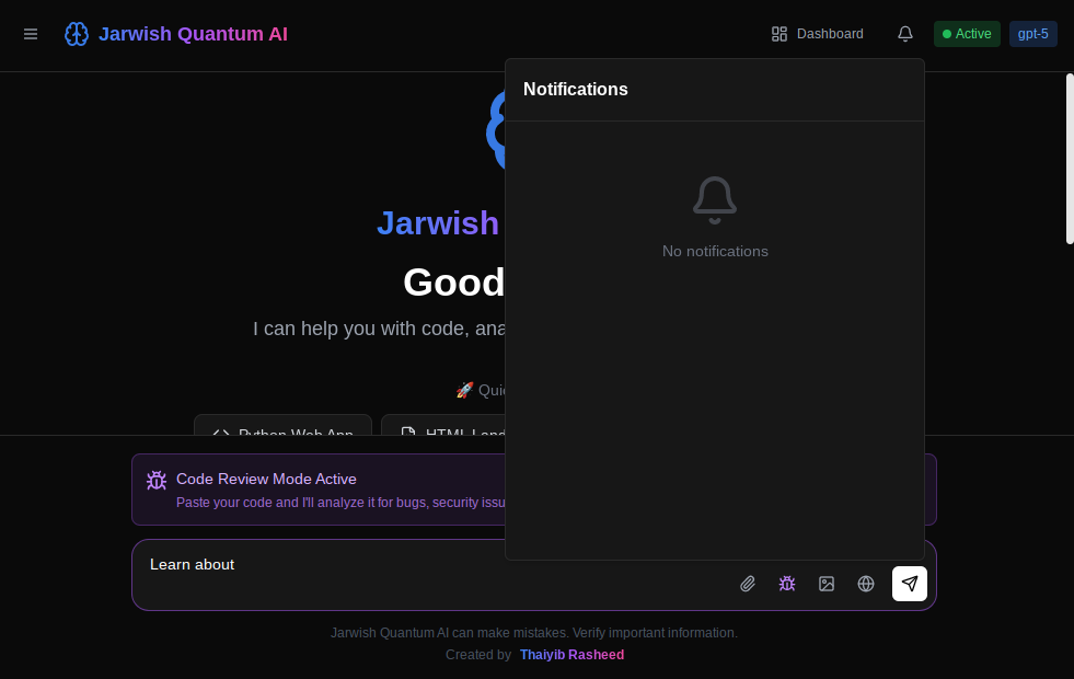 Jarwish AI Quantum Enterprise screenshot 3