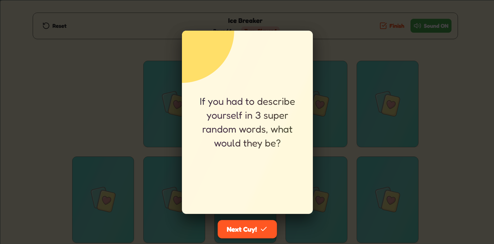 kenallebih — AI-powered deep-talk game screenshot 5