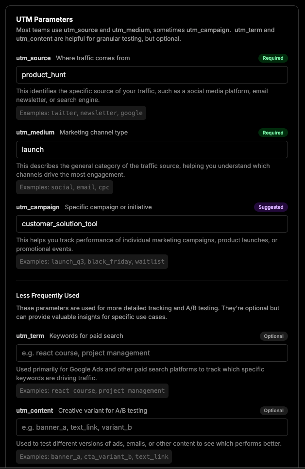 Saasco - UTM Builder screenshot 2