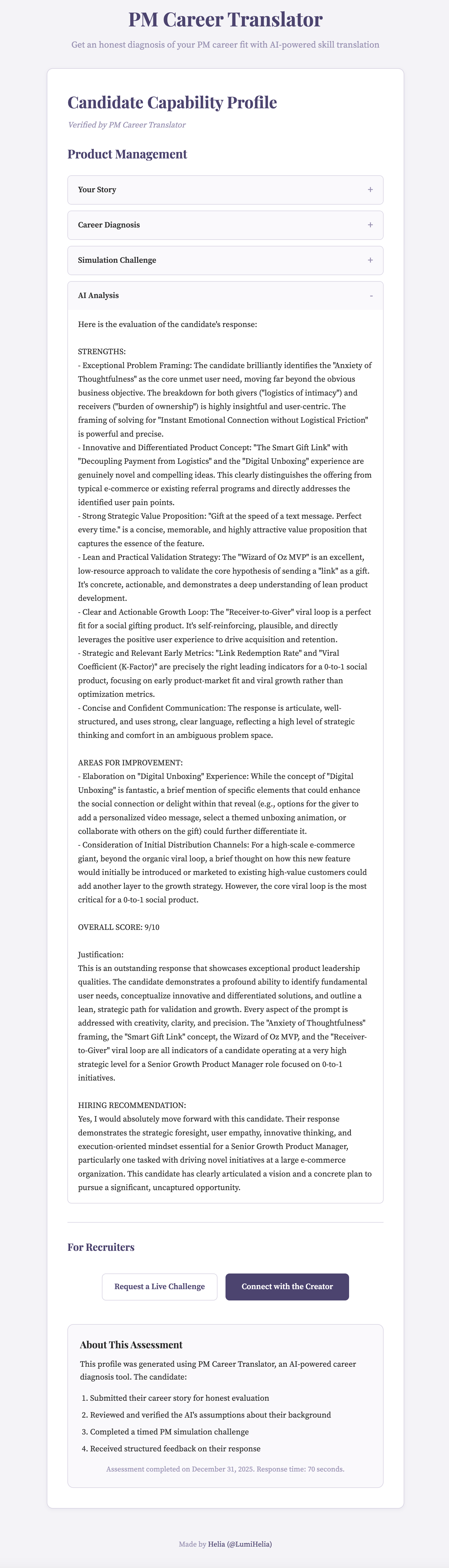 PM Career Translator screenshot 6
