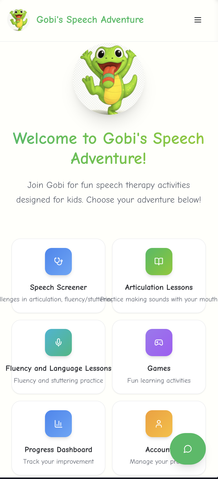 GobiSpeech: AI Powered Speech Therapy screenshot 1