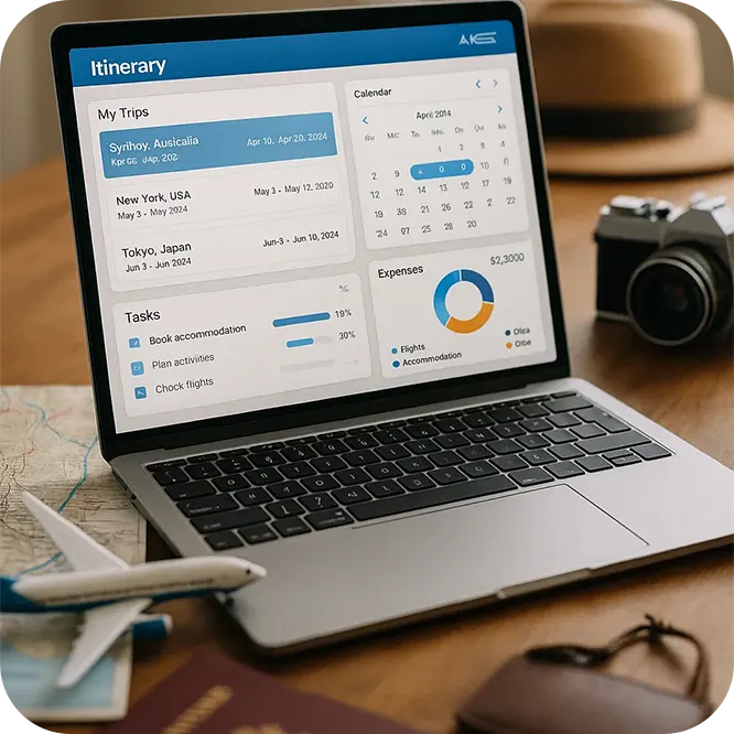 Travel Itinerary Builder Software screenshot 1