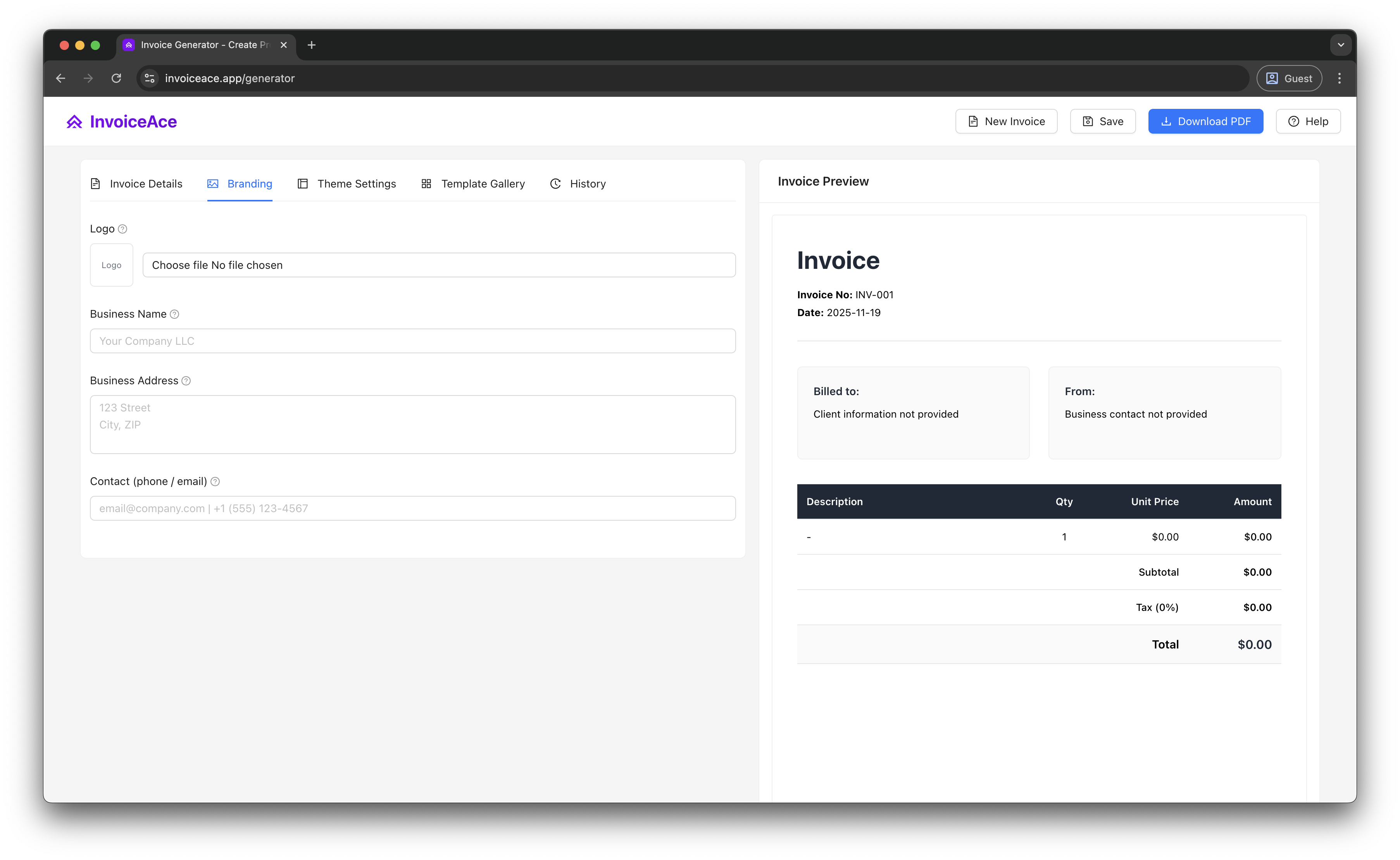 InvoiceAce screenshot 4