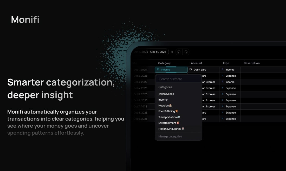 Monifi screenshot 3