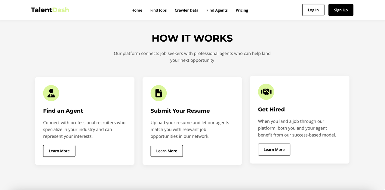 TalentDash screenshot 2