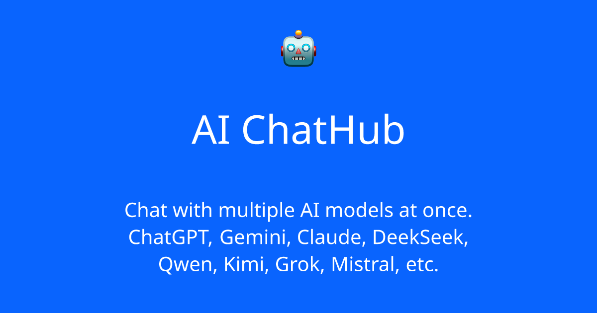 AI ChatHub screenshot 2