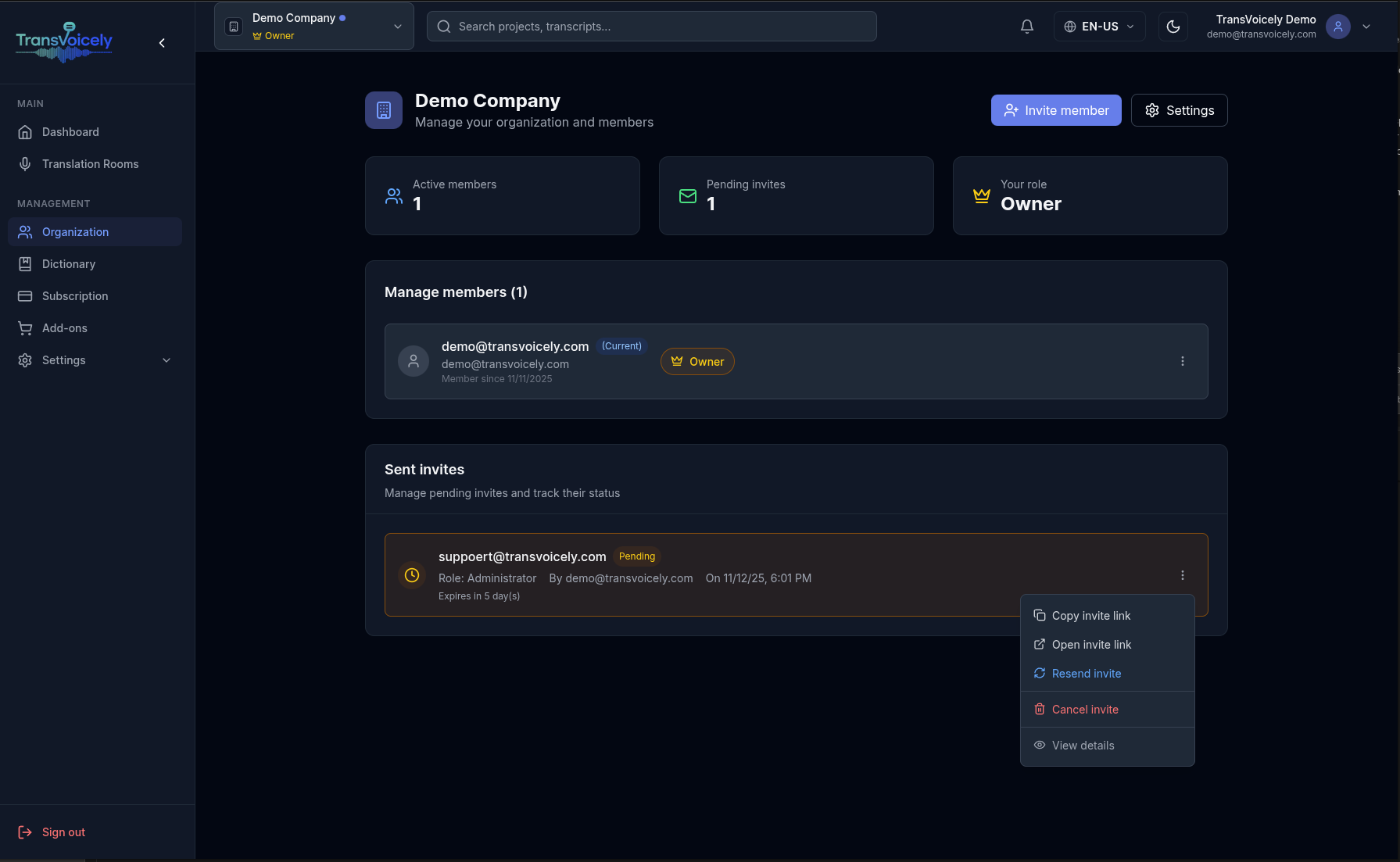TransVoicely screenshot 5
