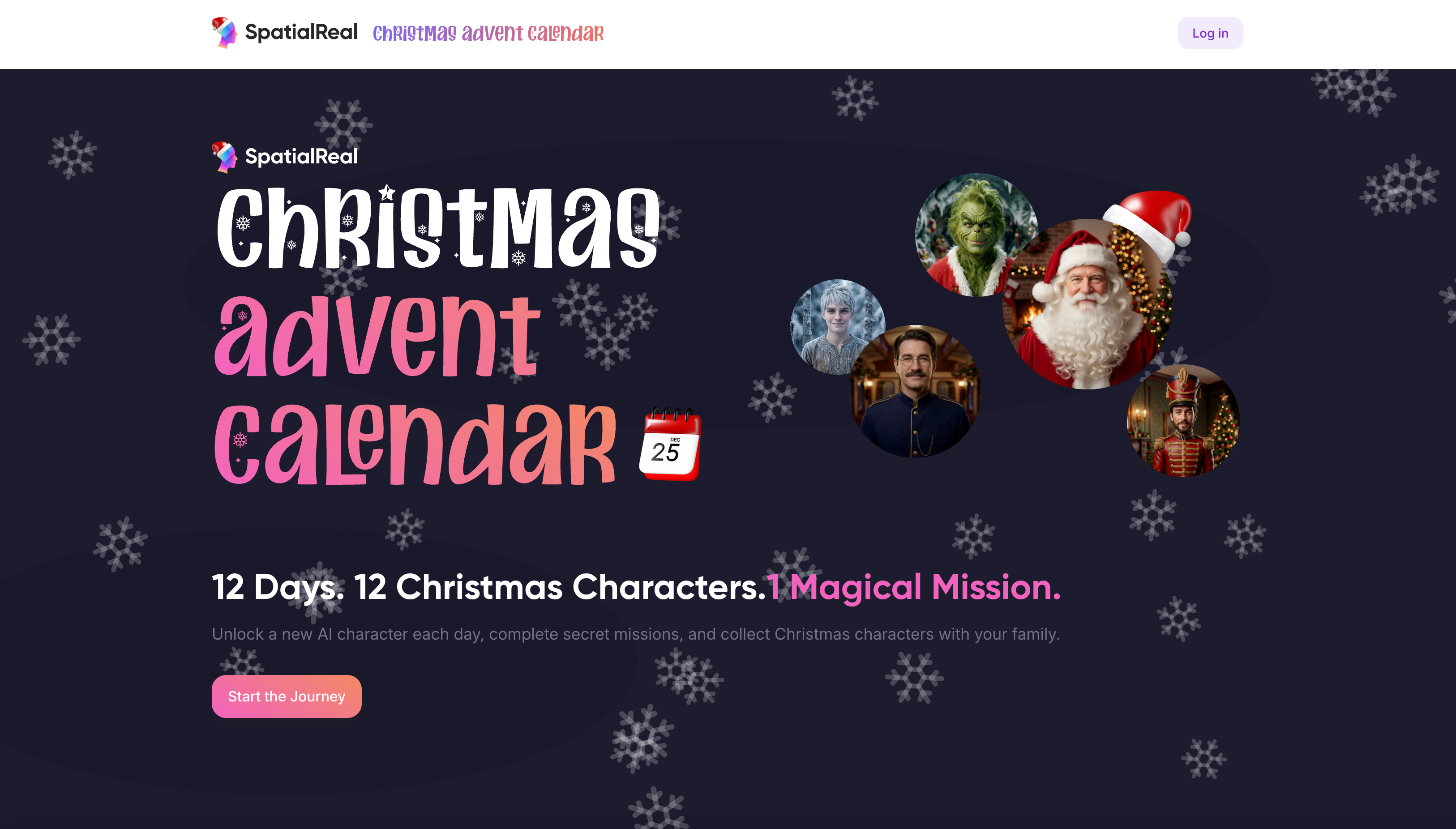 SpatialReal Christmas Calendar screenshot 2