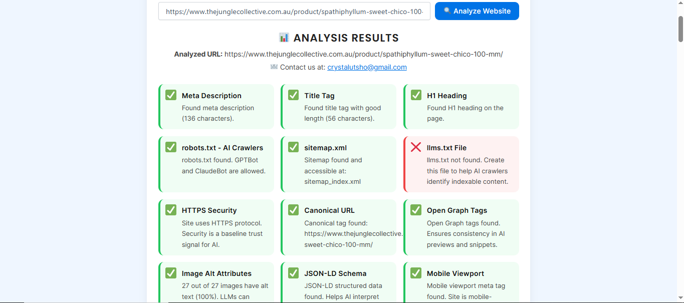 AI Visibility Checker by SkyOfTools screenshot 2
