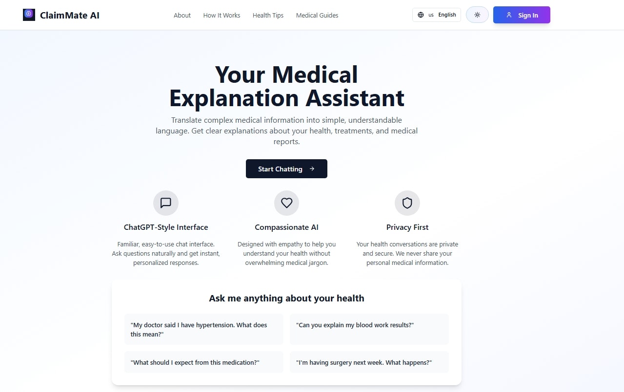 claimmate ai screenshot 1