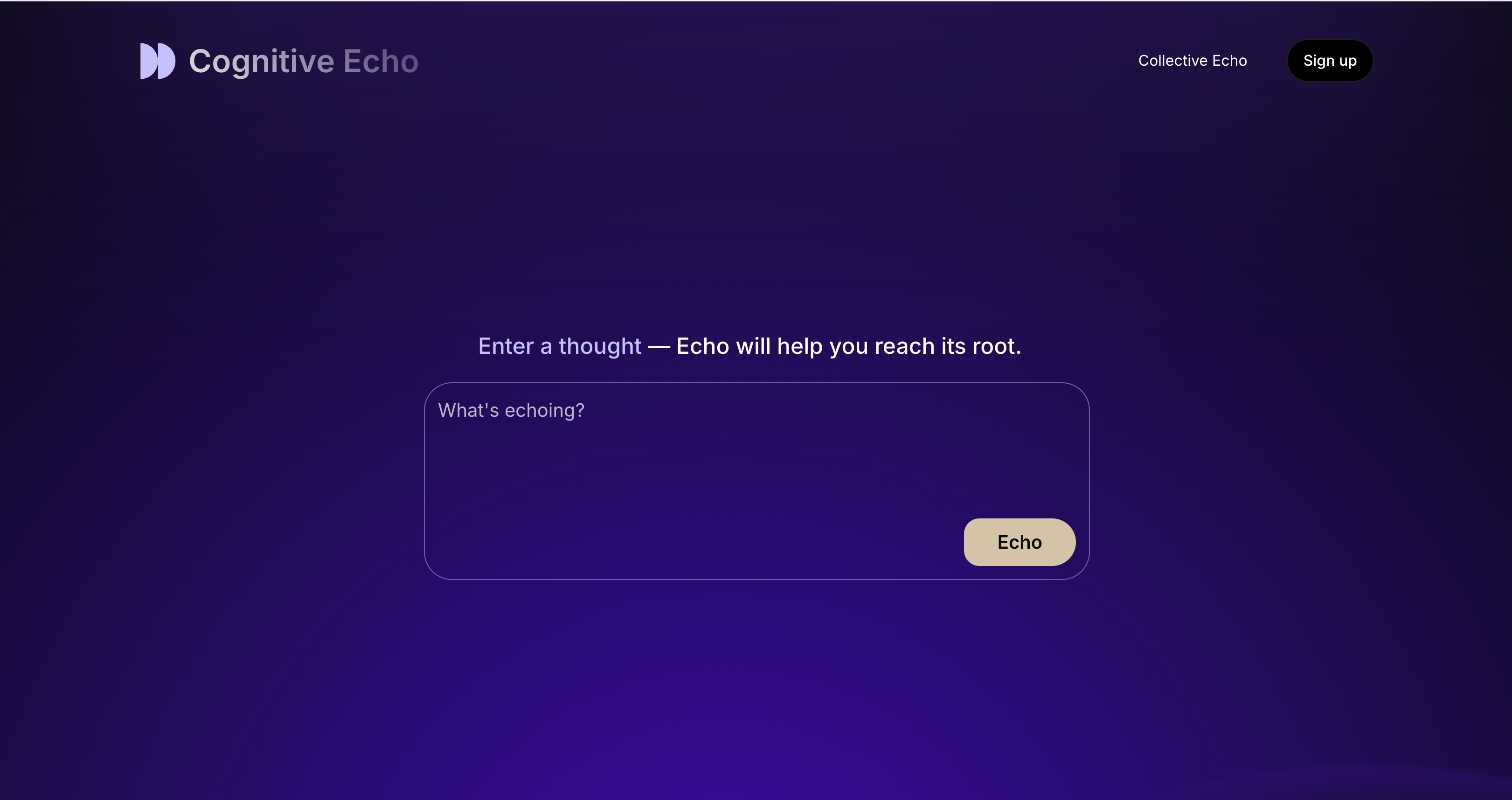 AI that reflects your thoughts back screenshot 1