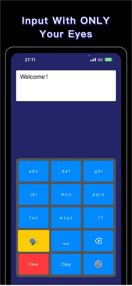 Eye Keyboard screenshot 1