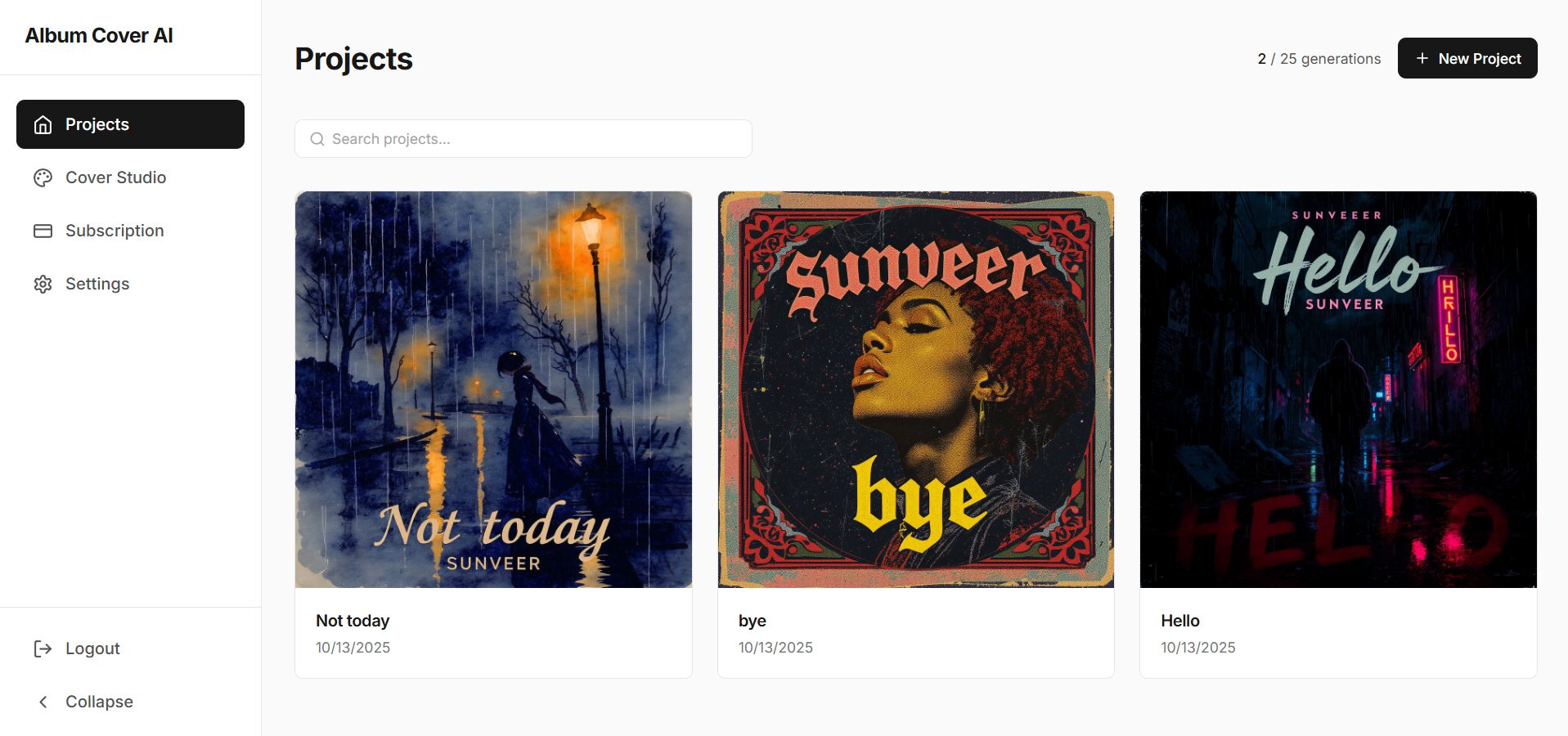 Album Cover AI screenshot 3