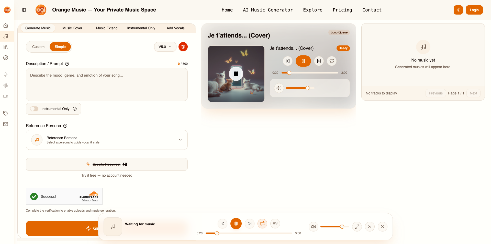 Orange Music screenshot 2