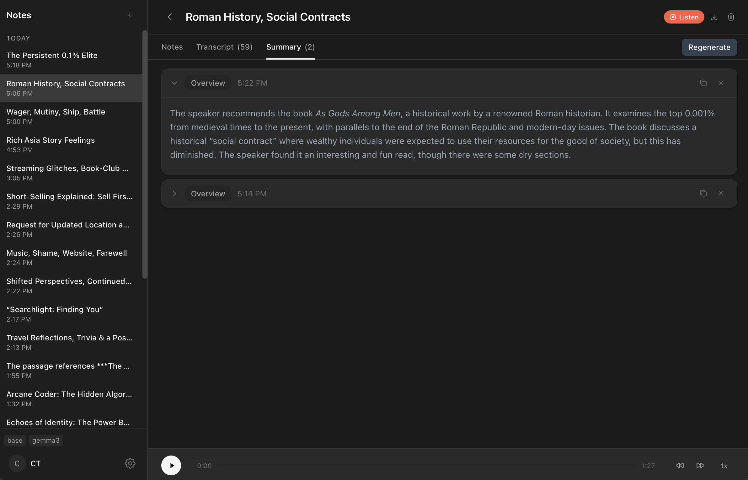 Note67 - Private Meeting Notes Assistant screenshot 2