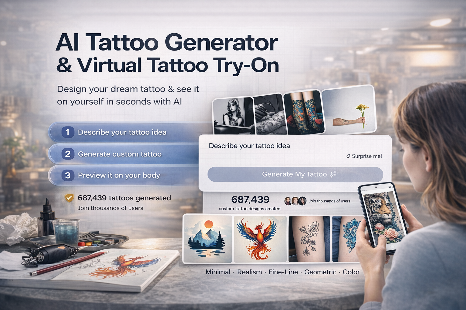 AI For Tattoo Generator and Try On screenshot 3