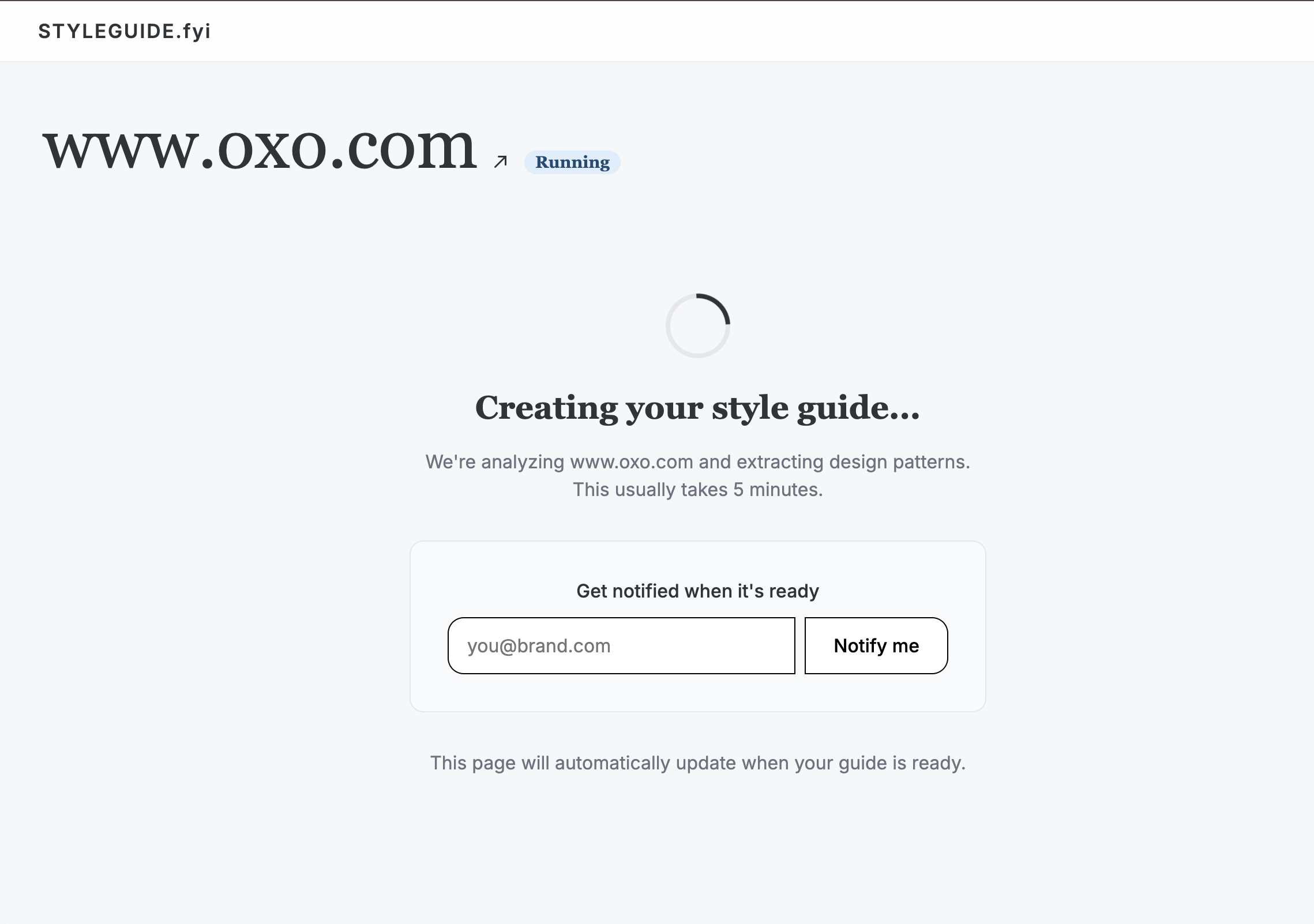 styleguide.fyi alpha screenshot 2