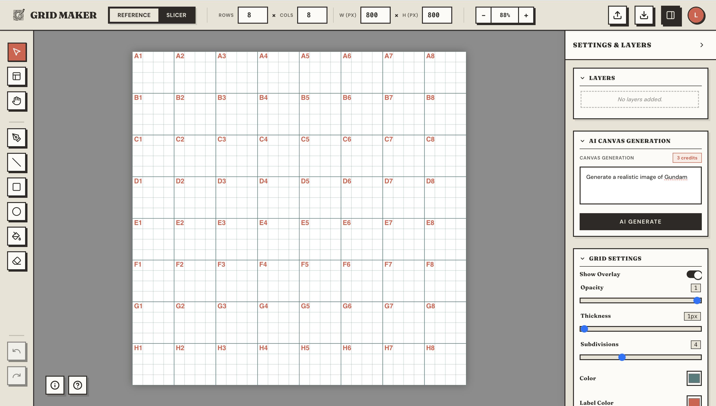 Grid Maker screenshot 2