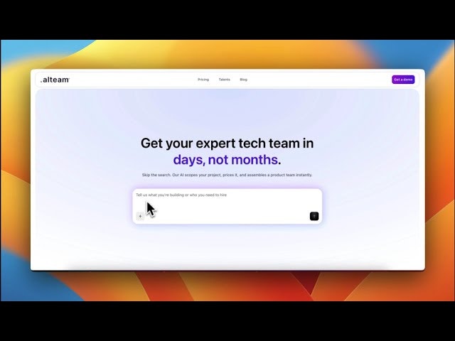 Alteam FlexhiringOS screenshot 2